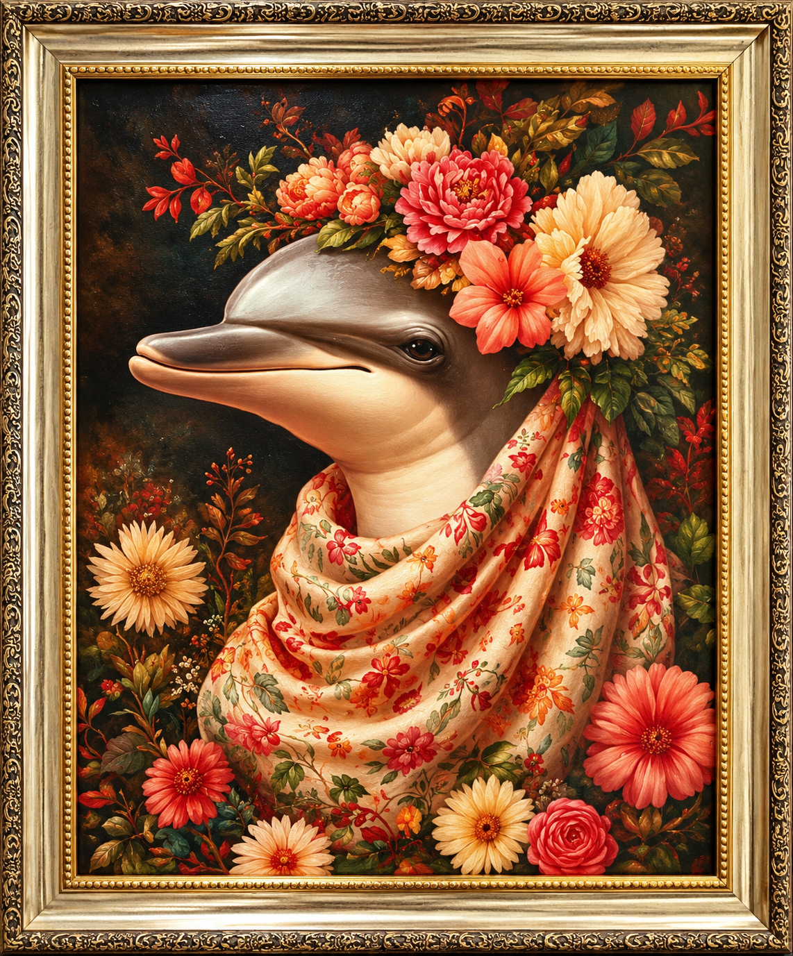 AH-172 Dolphin in flowers